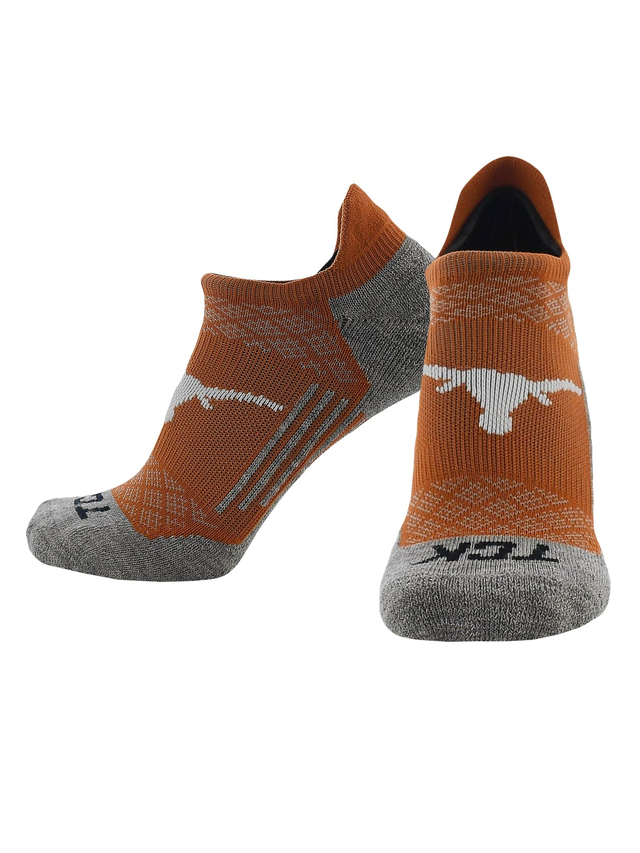 Texas Longhorns No Show Tour Socks