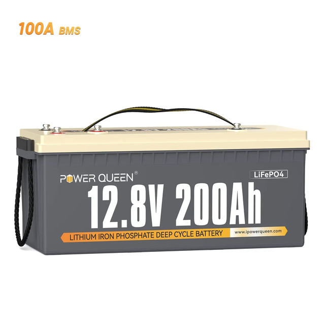 Power Queen 12V 200Ah Deep Cycle Lithium Battery
