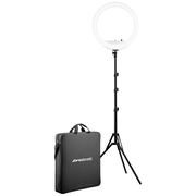 Ring Light Bi-Color LED Kit with Batteries and Stand