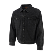 Ford Bronco Black Mens Denim Jacket