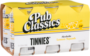 Tinnies Pub Classics Alcoholic Lemon Squash Can 330mL