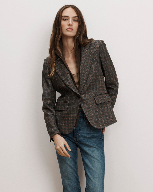 Tyra Plaid Dickey Jacket