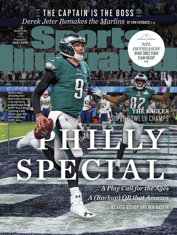 Philly Special The Eagles, Super Bowl Lii Champs Sports Illustrated Cover Art Print