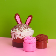 Chocolate Bunny Ears Slime