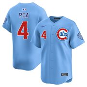 PCA Chicago Cubs Nike Men's Light Blue 2nd Alternate Limited Jersey