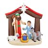 Home Accents Holiday 6 ft LED Nativity Scene 25GM86458