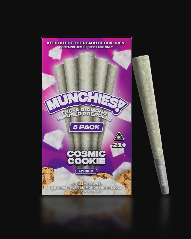 Cosmic Cookies 1g THCA Infused Prerolls (5 Pack)