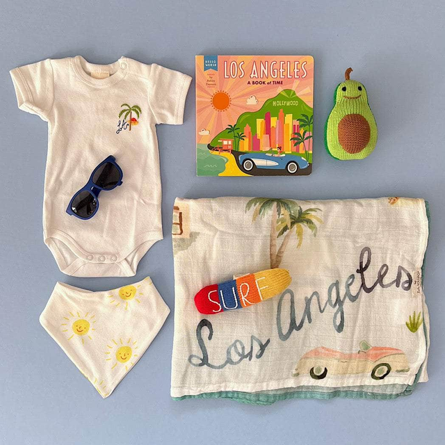 Los Angeles Baby Gift Set