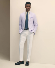 Slim Fit Wool Hopsack Plaid Sport Coat