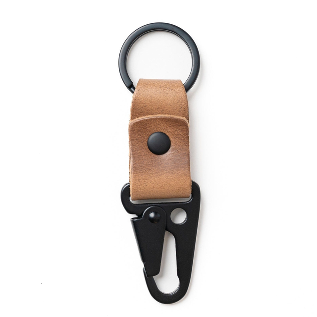 Leather Clip Keychain