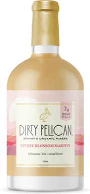 Dirty Pelican Organic Cocktail Mixers Lychee Martini