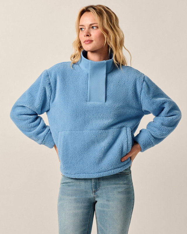 Olympia Sherpa Snap Pullover