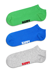3-Pack Solid Low Socks