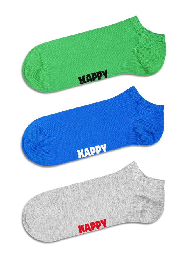 3-Pack Solid Low Socks