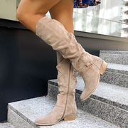 Women's Suede Fringe Moccasin Ankle Boots – Boho Flat Boots with Studded Strap for Fall Outfits, Daily Walking & Outdoor Casual Looks 2025 - $29.8