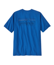 Patagonia Mens P-6 Logo Responsibili-Tee in P-6 Outline: Vessel Blue