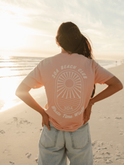 30A Waste Time Wisely Sun Ray Surf Recycled T-Shirt