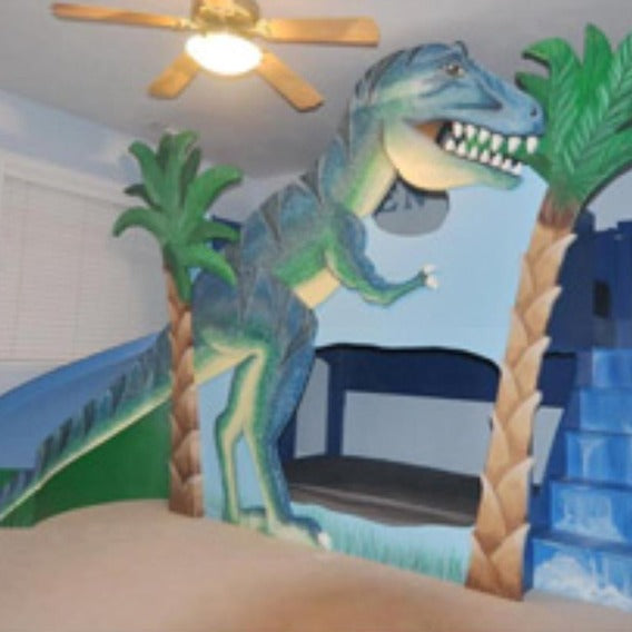 T-Rex Dinosaur Bunk Bed