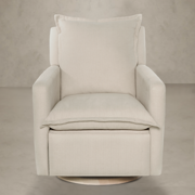Flynn – Gliding Swivel Nursery Recliner - High Performance Basket Sand