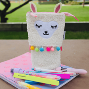 Stand Up Llama Pencil Case