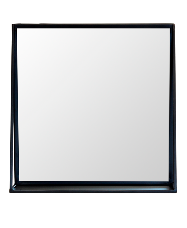 Medium Black Mirror w/ Shelf