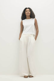 GIADA ORGANIC COTTON CREWNECK TANK