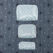 Patterned Toiletry Bag Trio (3 pieces)