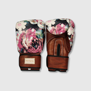 PRO Floral Leather Boxing Gloves (Strap Up) Limited Edition