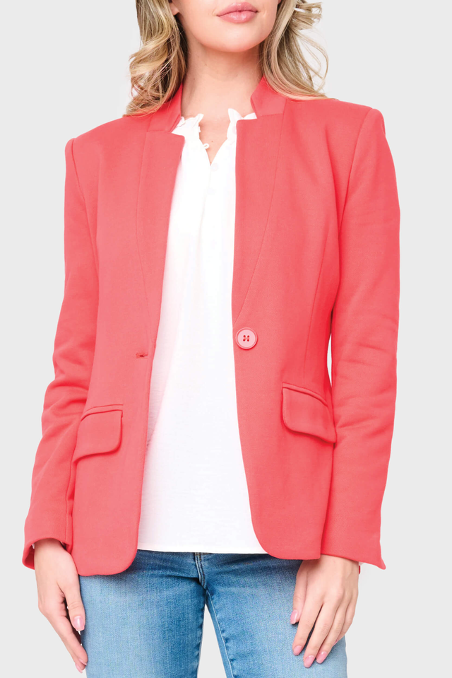 Notch Collar Blazer