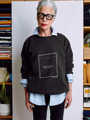 The Origin Sweatshirt (Upcycled Vintage Black)