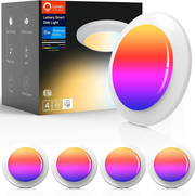 Lumary Wi-Fi Smart LED Disk Ceiling Light 15W 5/6 inch 4 PCS (Model A)