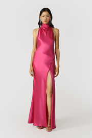 Penelope Backless Satin Gown