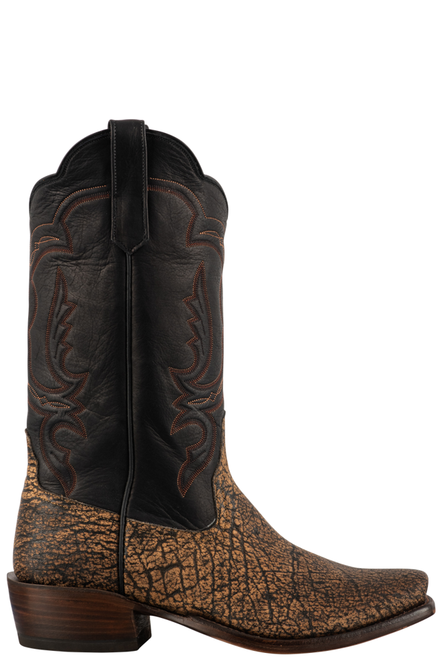 Rios of Mercedes Men's Cape Buffalo Cowboy Boots - Tan