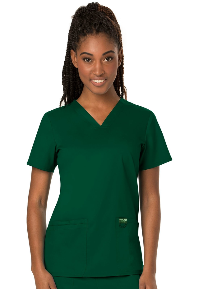 Cherokee Workwear Revolution Women's V-Neck Solid Scrub Top-WW620
