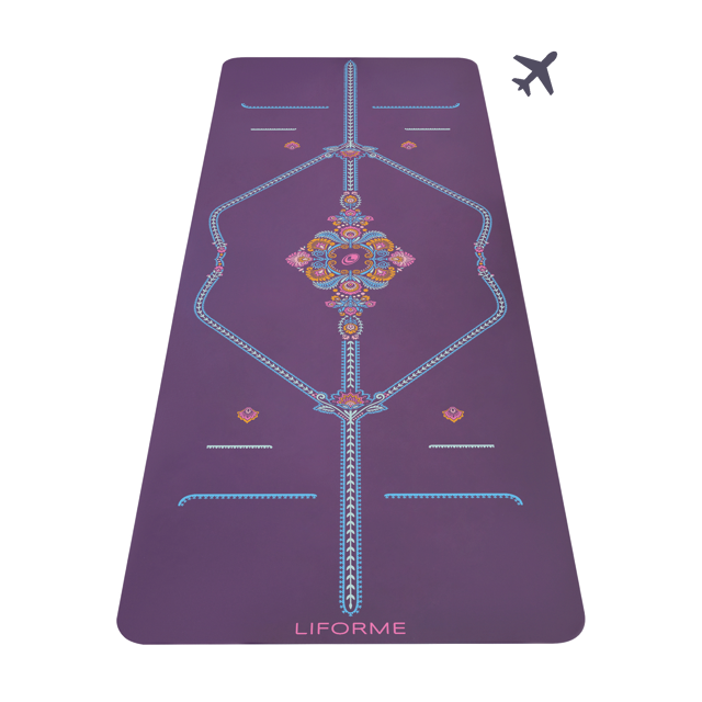 Liforme Mindful Garden Travel Yoga Mat