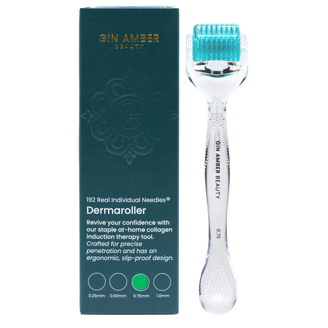 0.75mm Dermaroller (Real Individual Needles®) - Wrinkles, Hair Growth, Male Beard Growth