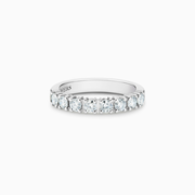 DB Classic Half Eternity Band in Platinum