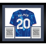Framed Cole Palmer Chelsea Autographed 2024-25 Home Jersey