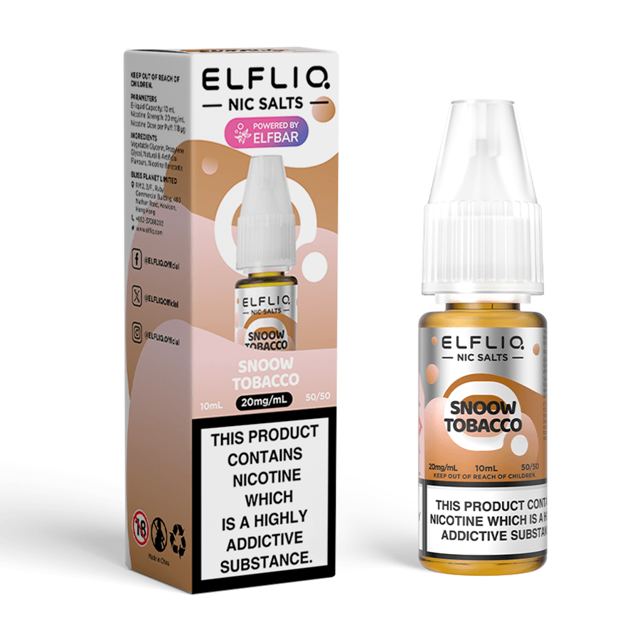 Snoow Tobacco Elfliq Vape Juice by Elf Bar