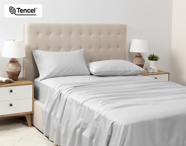 Eucalyptus Luxe Sheet Set - Silver