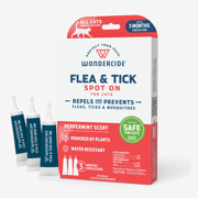 Flea & Tick Spot On for Dogs + Cats with Natural Essential Oils