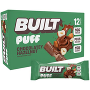 Built Puff Protein Bar - 16g Protein - Chocolatey Hazelnut (12 Bars)