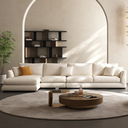 Aalto Boutique Beige Feathers Sectional
