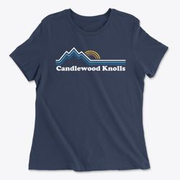 Candlewood Knolls Connecticut Mountain View Women's Cotton T-Shirt