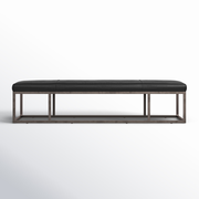 Roux Genuine Leather Bench