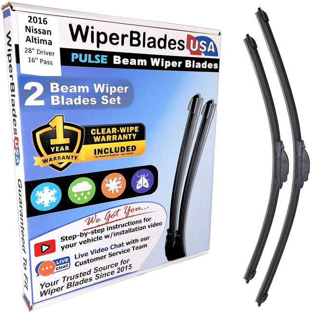 2016 Nissan Altima WiperBladesUSA Pulse Beam Wiper Blades