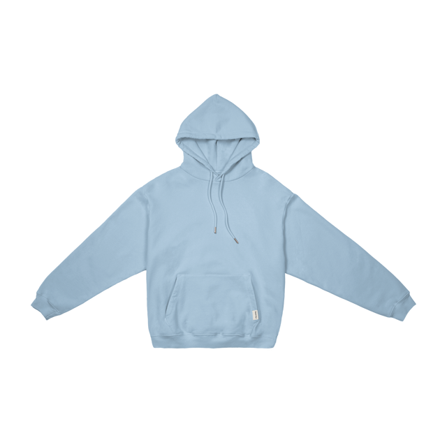 The Heavyweight Drawstring Hoodie in Blue