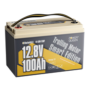 [Like New] Power Queen 12V 100Ah Low-temp Smart Deep Cycle Lithium Battery