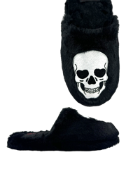 KREEPY KOZY SKULL - BLACK/WHITE
