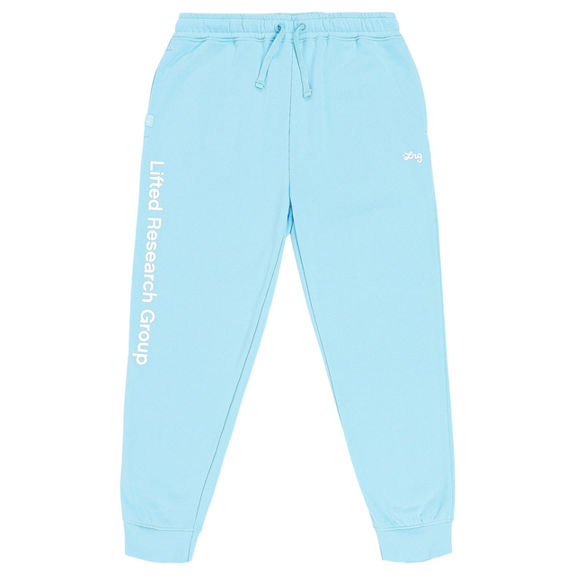 LIFTED SCRIPT JOGGER - Carolina Blue